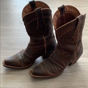 Arias Women’s Brown Dixie Cowboy Boots